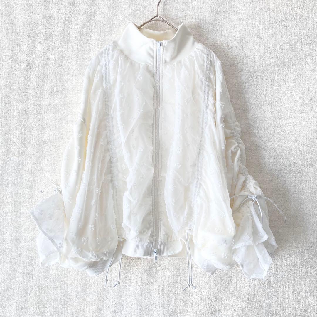 【美品】merry jenny トラックジャケット ホワイト