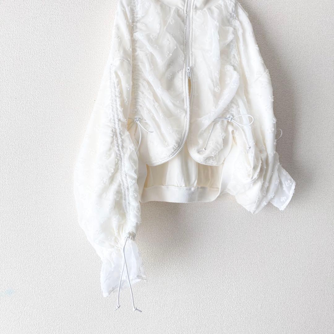 【美品】merry jenny トラックジャケット ホワイト