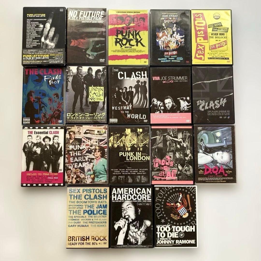 パンク　DVD 18枚　sex pistols the clash