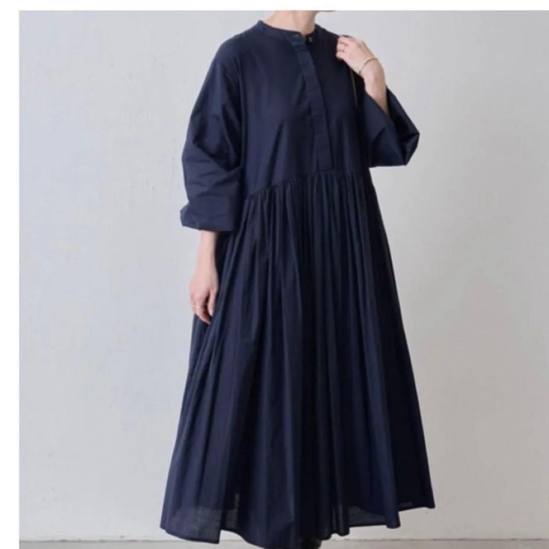 【美品】BEARDSLEY ネイビー ワンピース　M