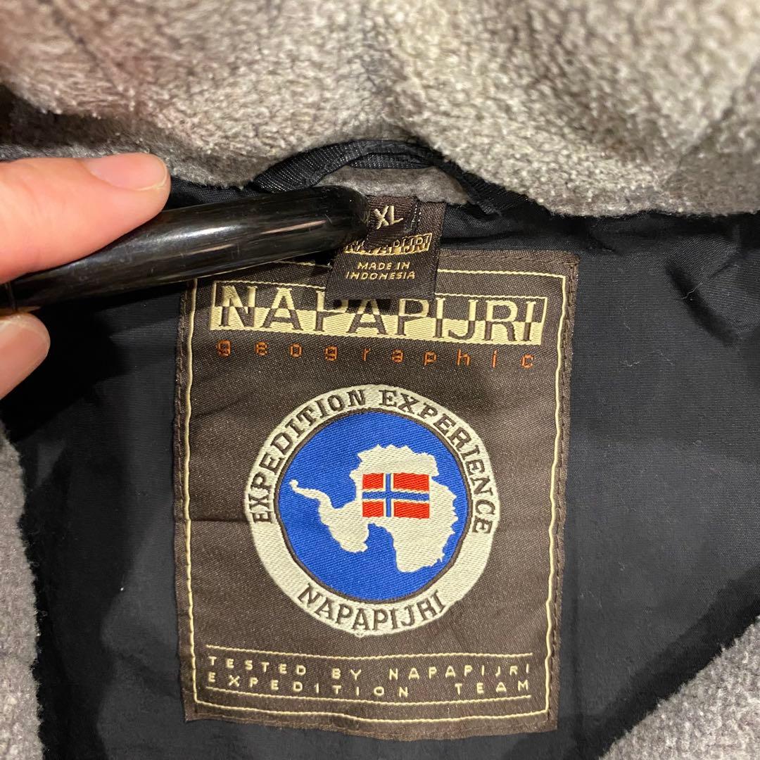 【NAPAPIJRI】マウンテンパーカー ナイロンジャケット USED感◎ XL