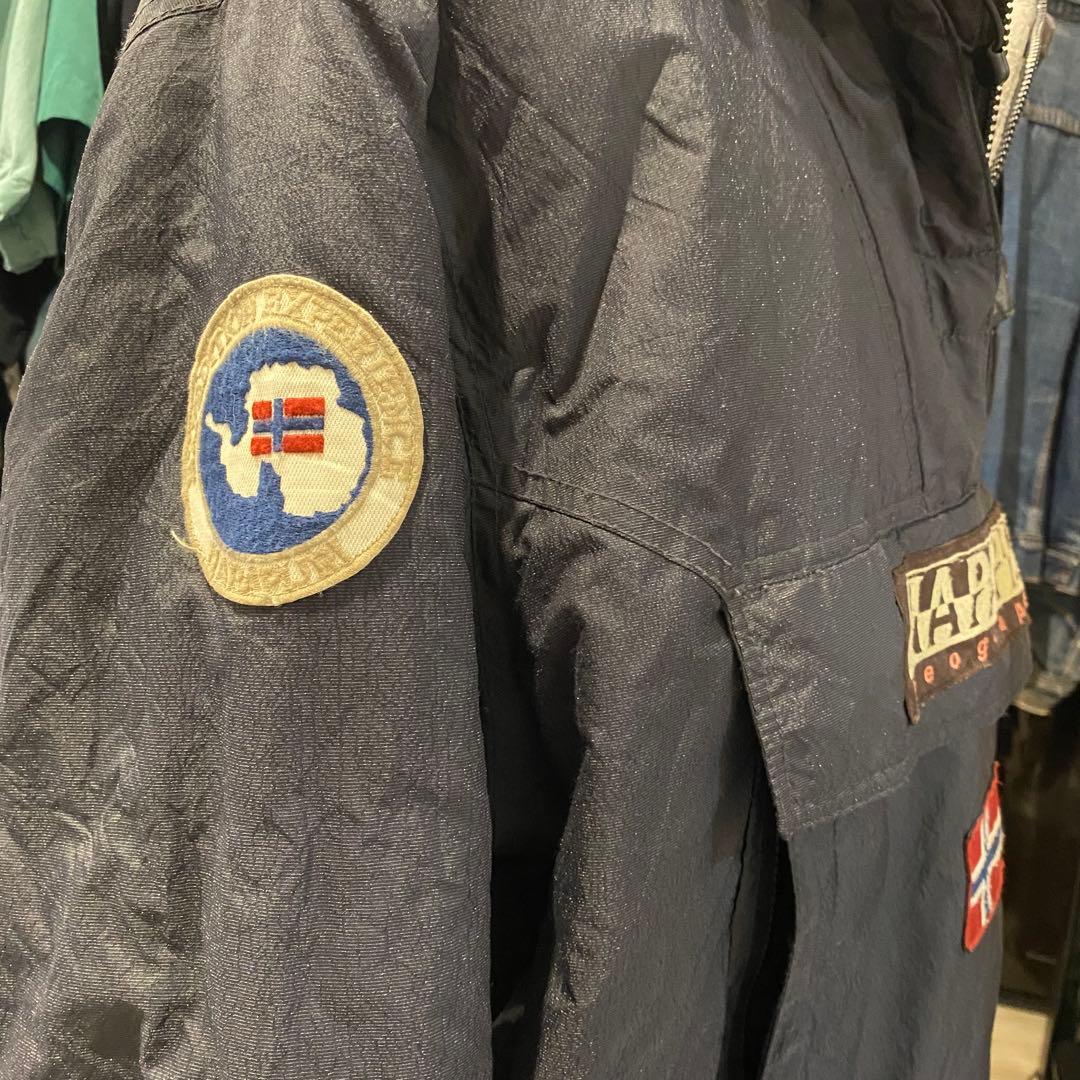 【NAPAPIJRI】マウンテンパーカー ナイロンジャケット USED感◎ XL