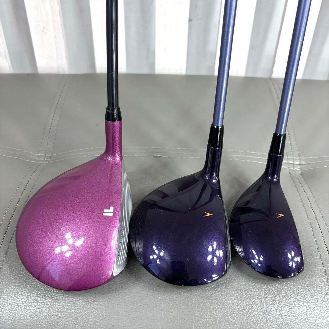 本格派 レディースゴルフクラブ 8本 ゴルフセット 初心者向 お試しセット