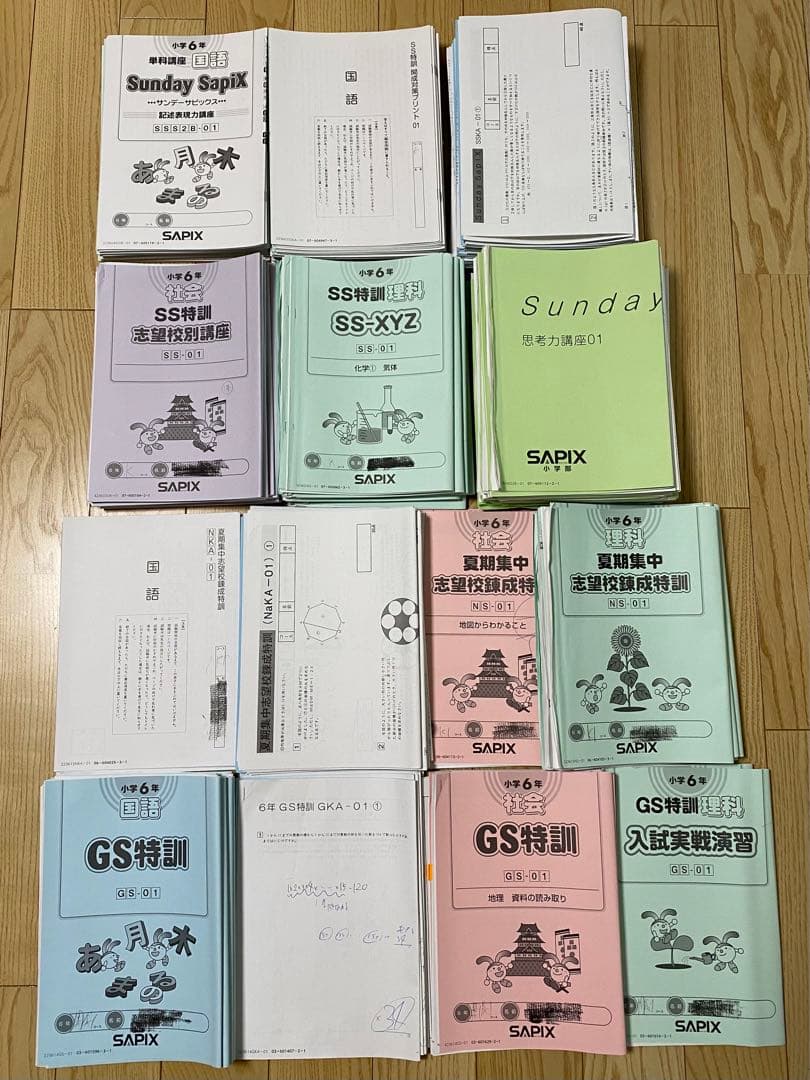 2024年度受験 サピックス 6年 SS開成テキスト