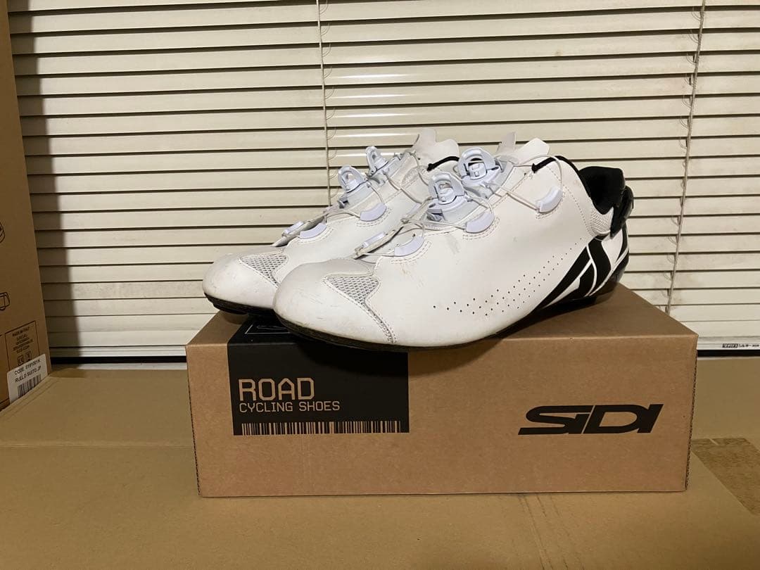 SIDI SHOT2S ホワイト/ブラック 44サイズ(27.3cm)