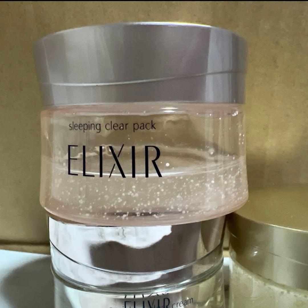 エリクシール　エンリッチドクリアクリーム　スリーピングジェルパック