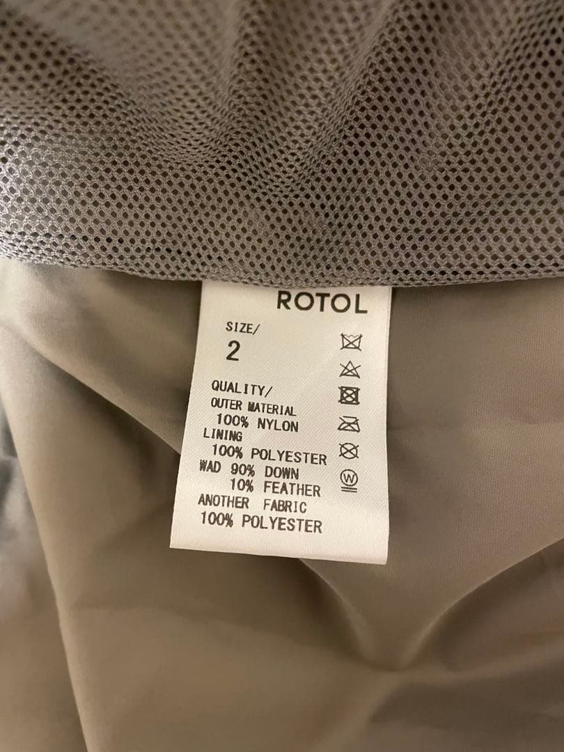 ジャケット・アウター ROTOL CURVY DOWN JACKET size2