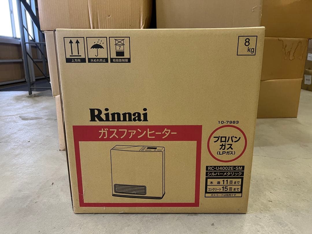 Rinnai ガスファンヒーター RC-U4002E-SM