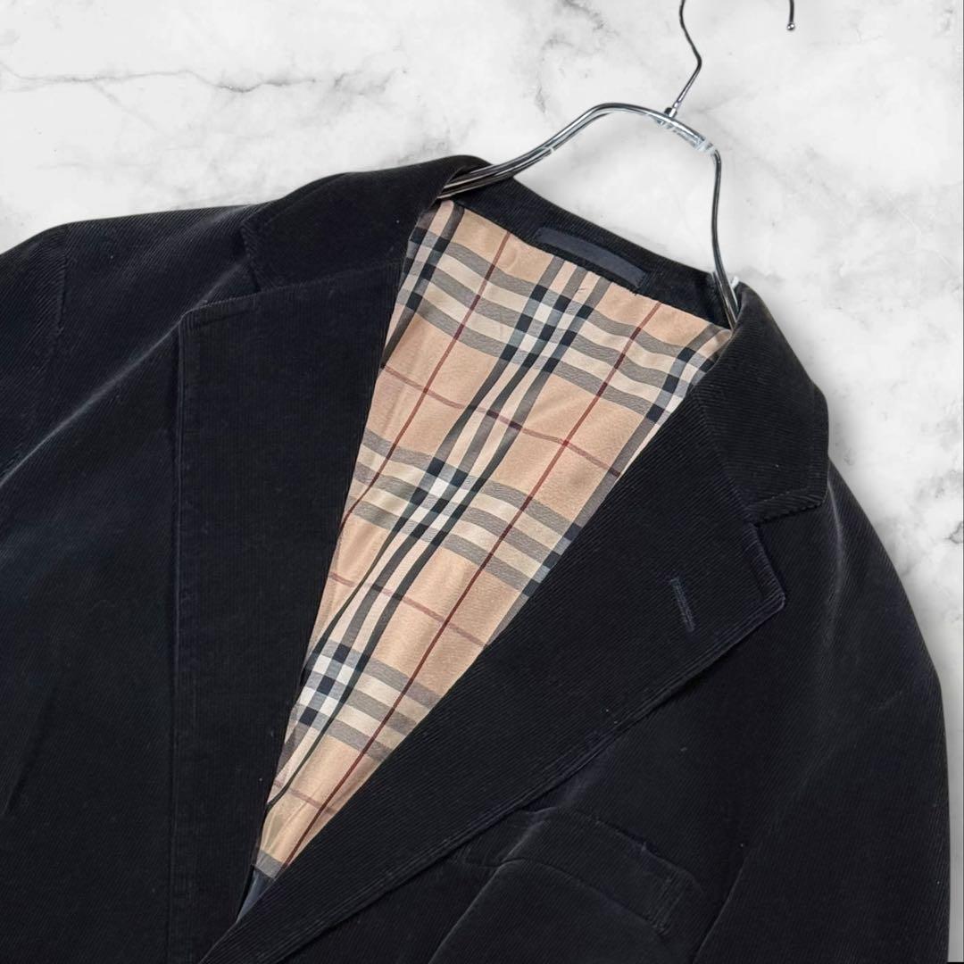 BURBERRY LONDONコーデュロイ テーラードジャケット サイズM 黒