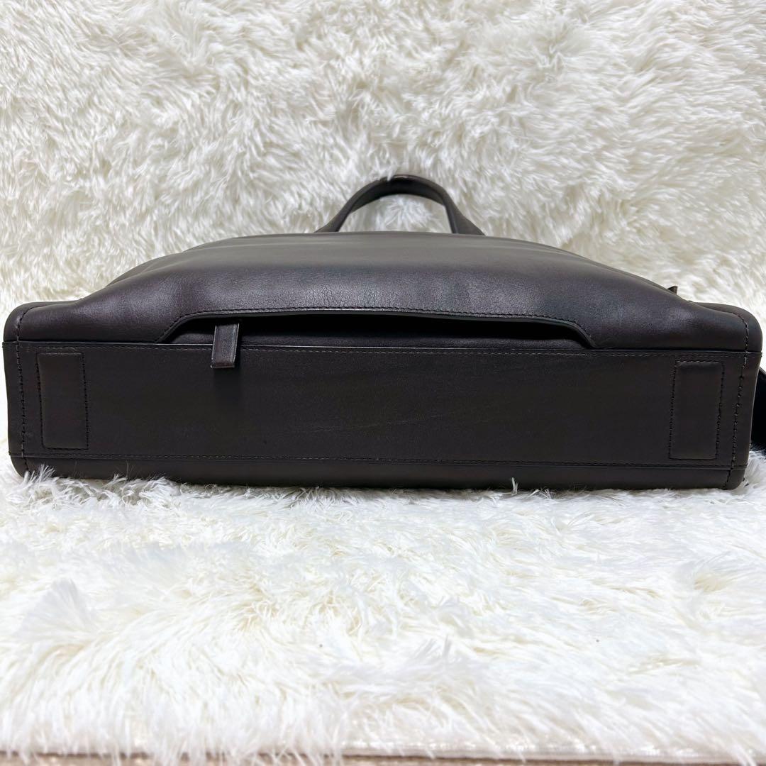 【極美品】トゥミ ビジネスバッグ ブリーフケース オールレザー 2way 2層式