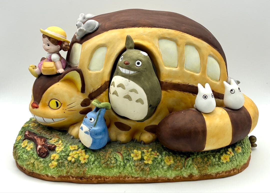 【希少】セキグチ 二馬力 となりのトトロ ネコバス（全員集合）オルゴール