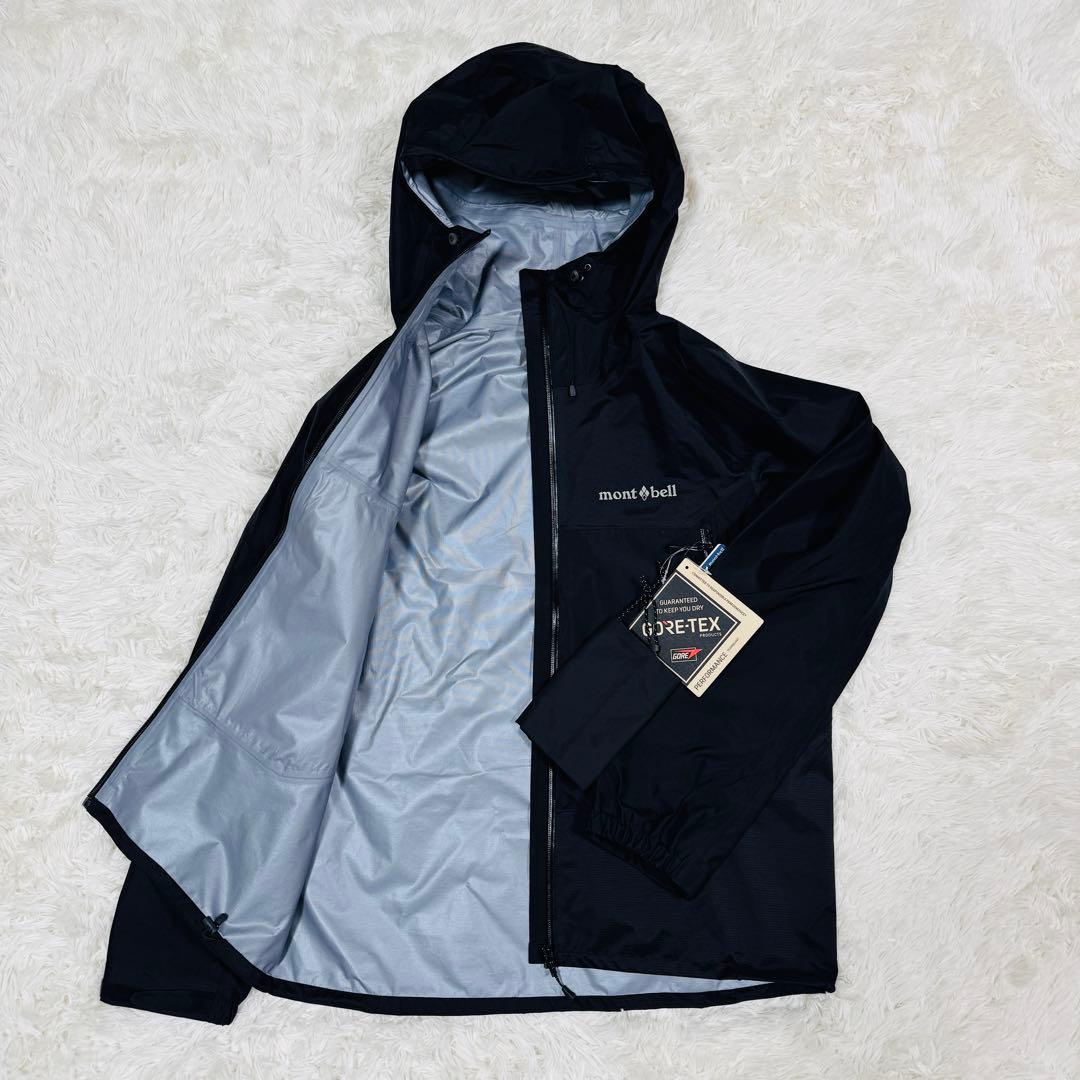 モンベル　レイントレッカージャケット 現行　ブラック　M タグ付き ゴアテックス