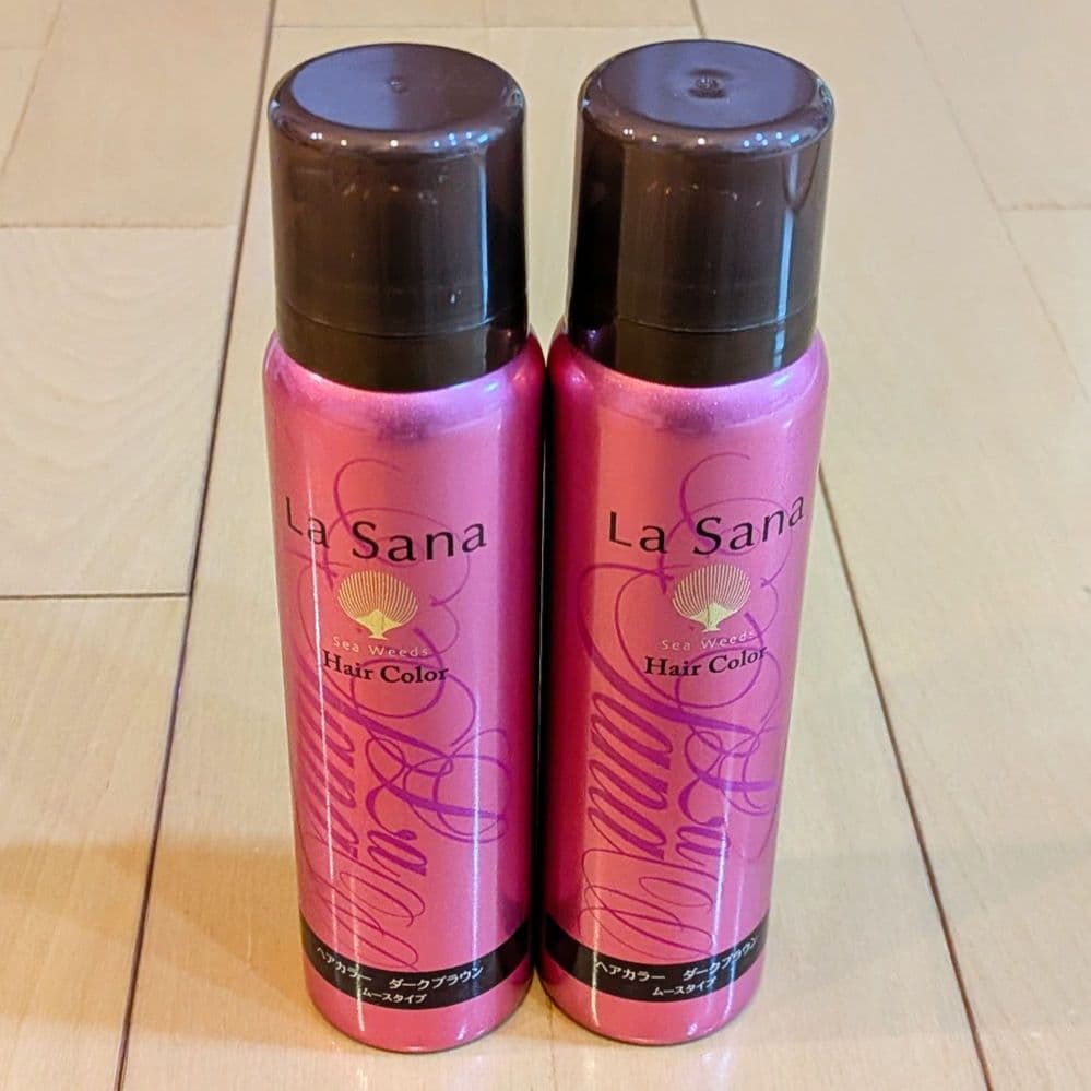 【新品未使用】ラサーナ ヘアカラー ダークブラウン(ムースタイプ) 4本セット