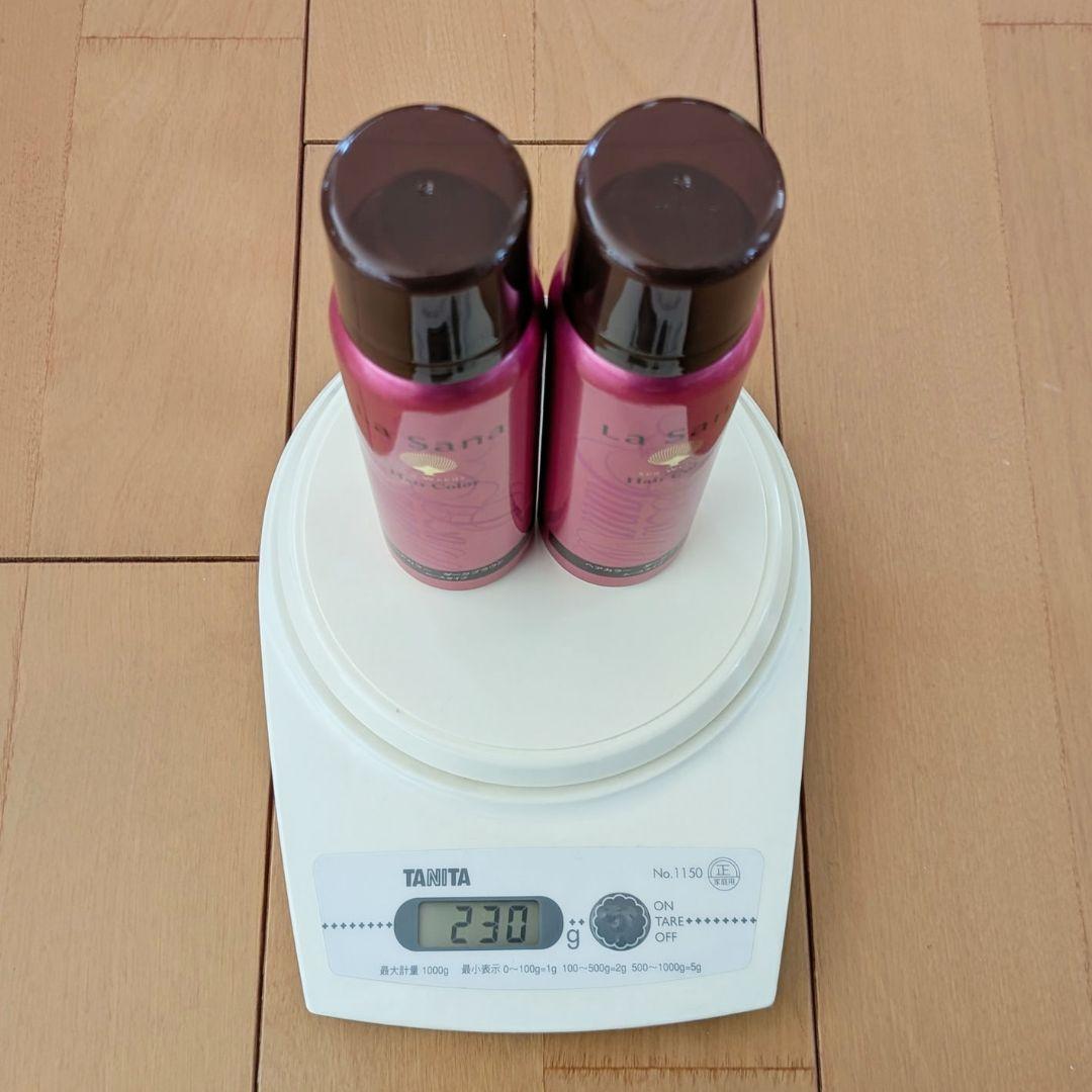 【新品未使用】ラサーナ ヘアカラー ダークブラウン(ムースタイプ) 4本セット