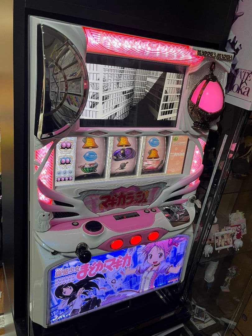 パチスロ 不要 まどかパネル付き 実働品 超人気機種♪実機 スロット 初代