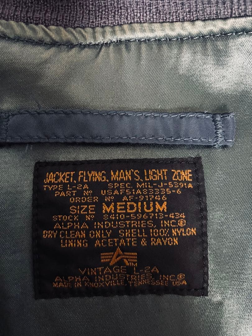【masajazz】 ALPHA アルファ L-2A フライトジャケット