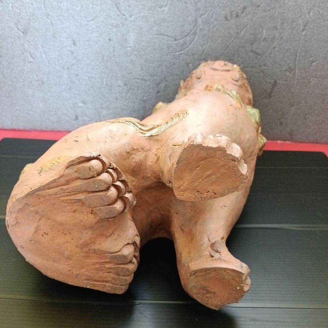 マスカット　シーサー　壺屋焼