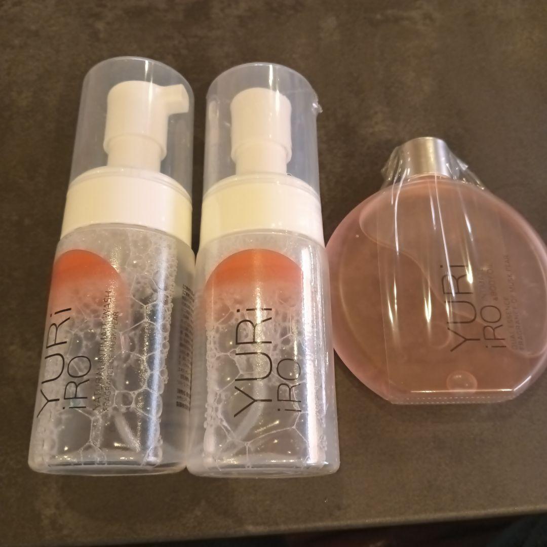 YURi iRO インティメイトオイル＆泡ソープ ✕2ホワイトリリー 100ml