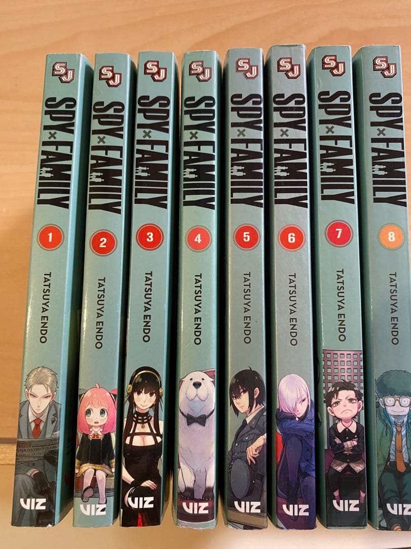 スパイファミリー SPY FAMILY 1-8巻セット　英語版