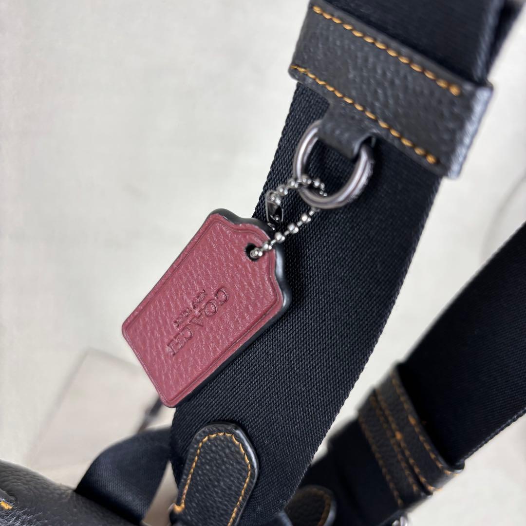 ★極美品★ COACH PVC クロスボディバッグ ハドソン シグネチャー