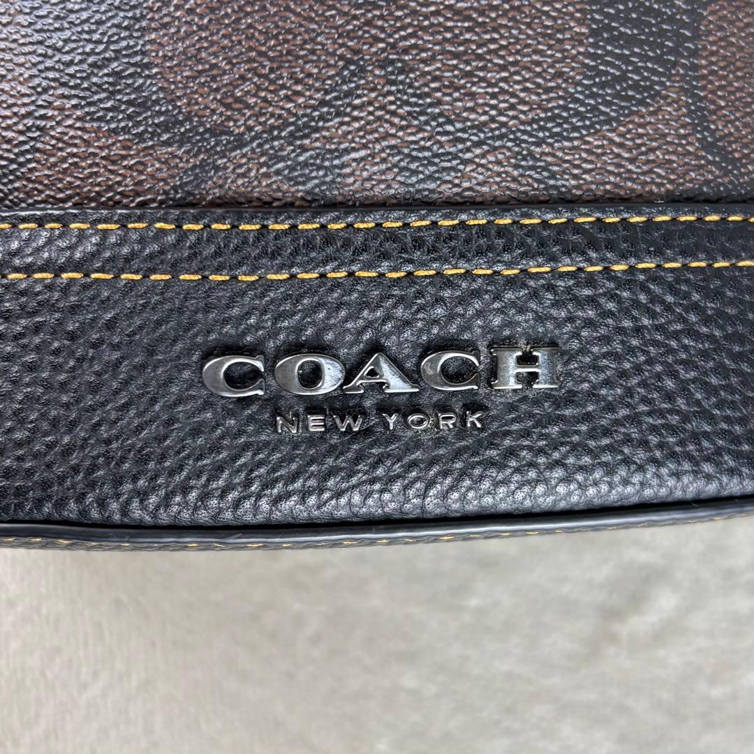 ★極美品★ COACH PVC クロスボディバッグ ハドソン シグネチャー