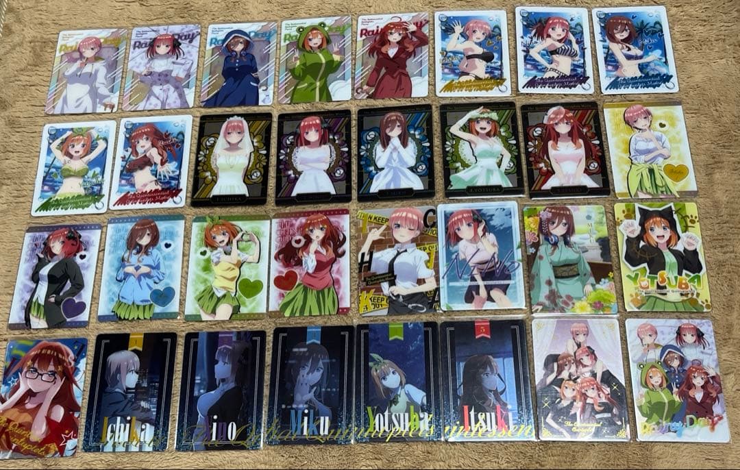 五等分の花嫁ウエハース　メタルカードコレクション　過去弾コンプリート