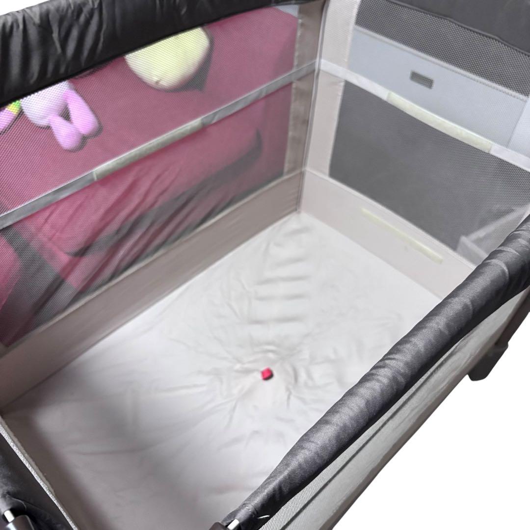 【美品】Aprica アプリカ ココネル ベビーベッド　66041 ココア