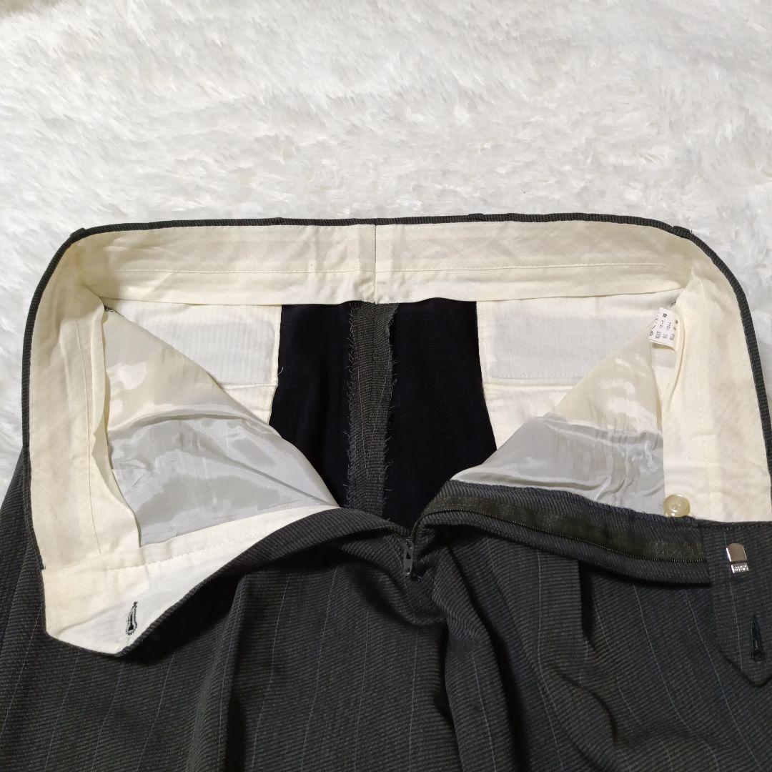 ジョルジオアルマーニ スーツ セットアップ L チャコールグレー ウール95