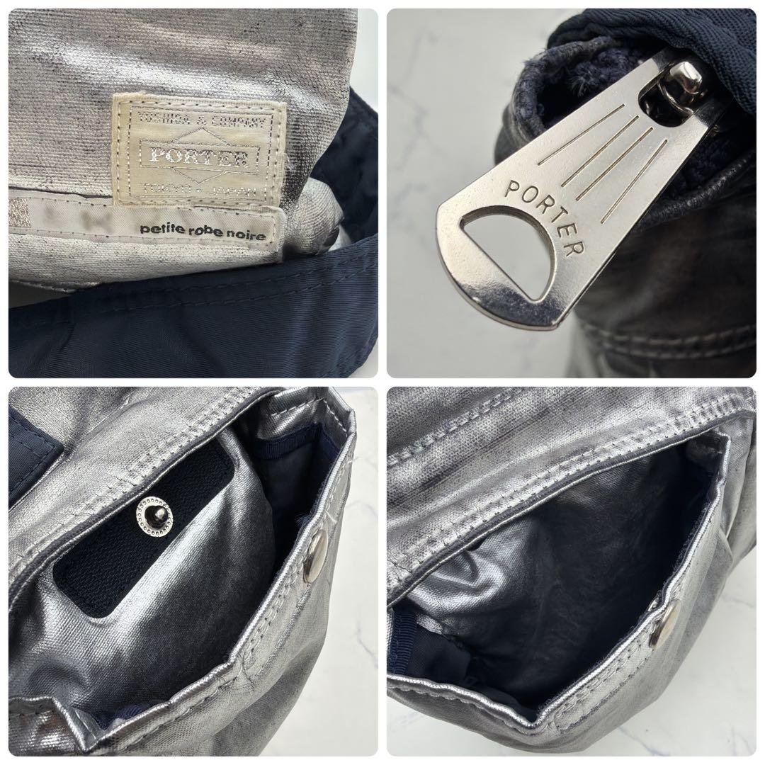 希少 PORTER×プティローブノアー 箔 ヘルメットバッグ 2way ポーター