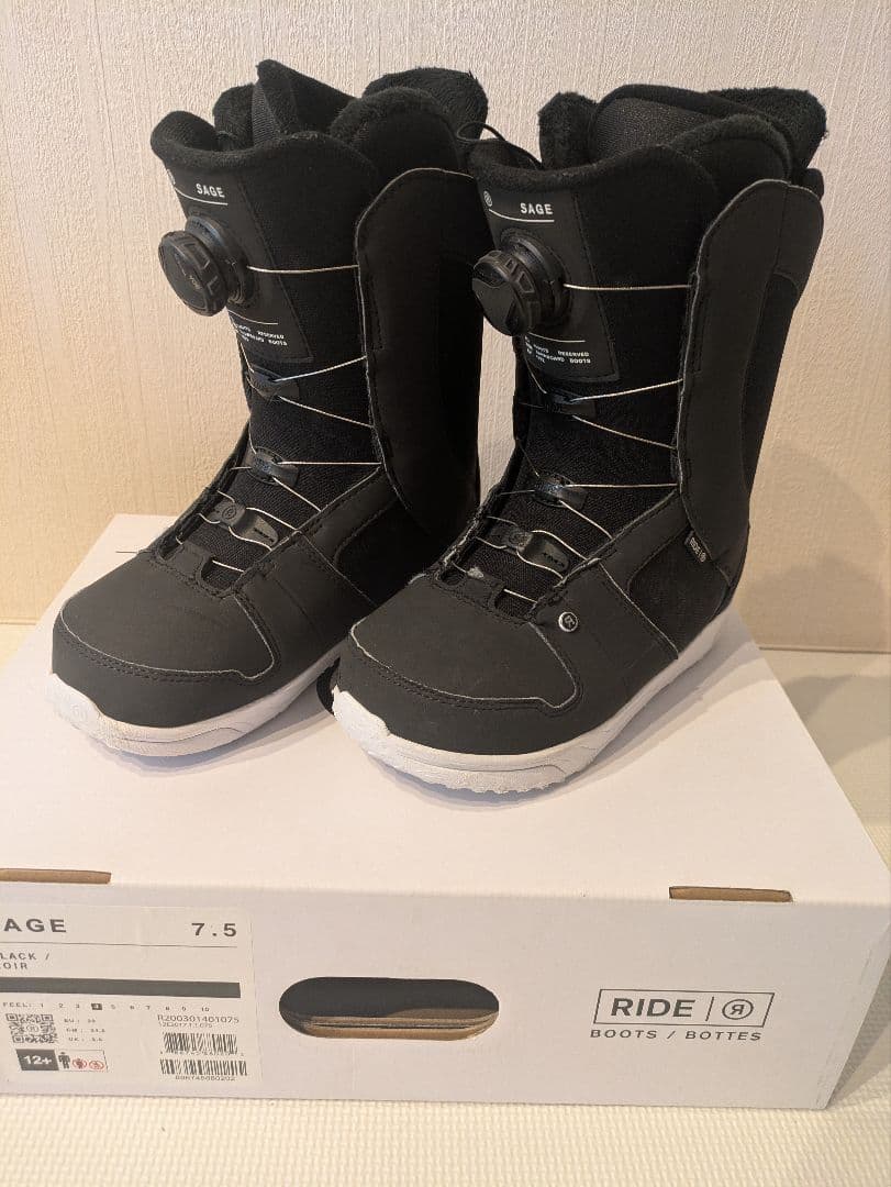 トーマス　23-24 RIDE SAGE 7.5 ブラック 10日程度使用