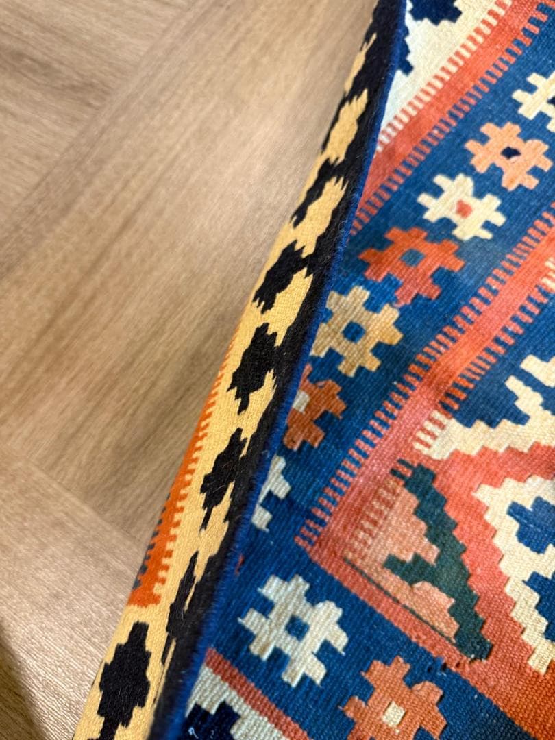 ペルシャキリム (キリム) ペルシャ絨毯 150x106cm 手織りラグ キリム