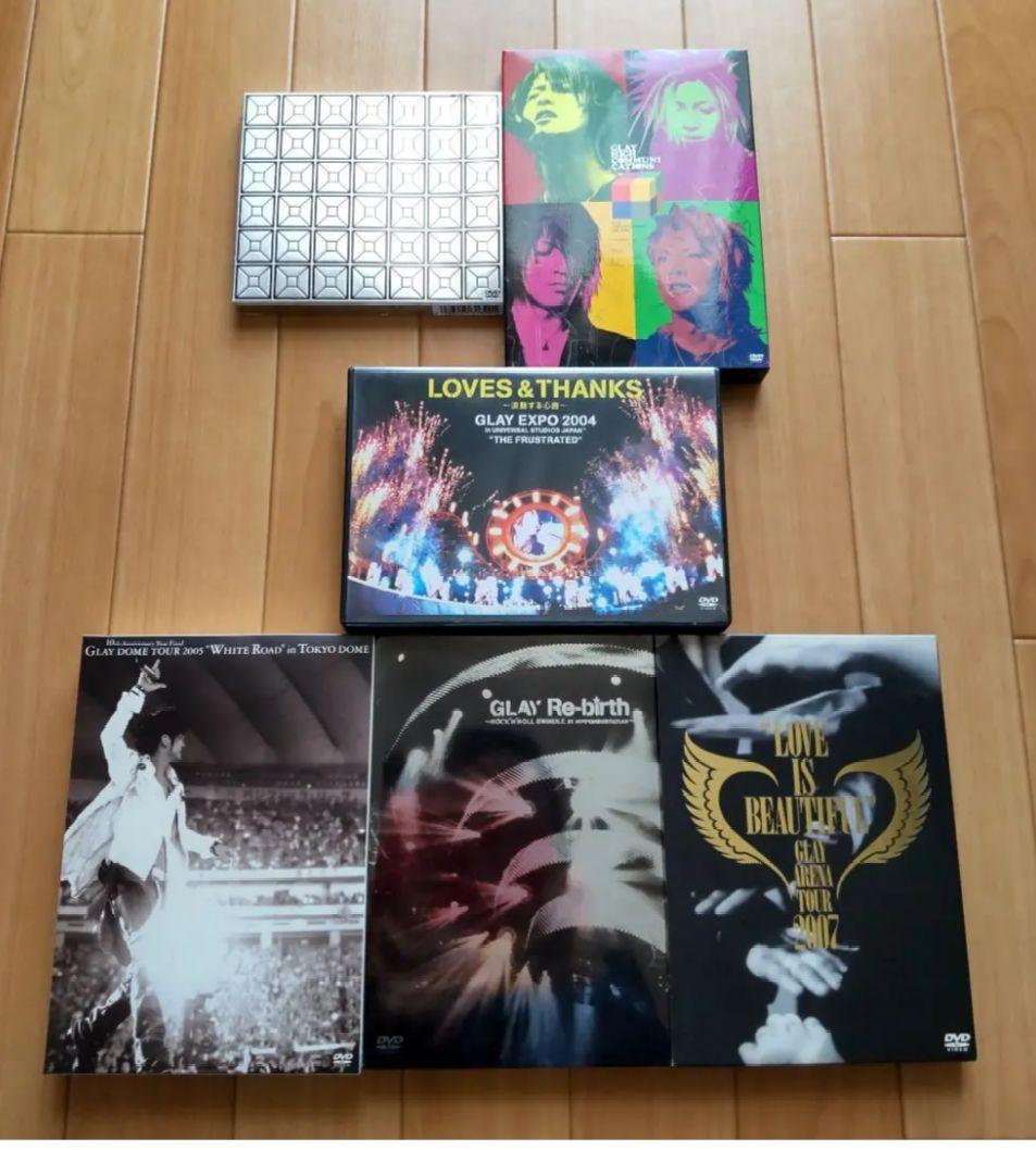 【GLAY LIVE DVD：2001～2007　6作品まとめて】※レアコレ