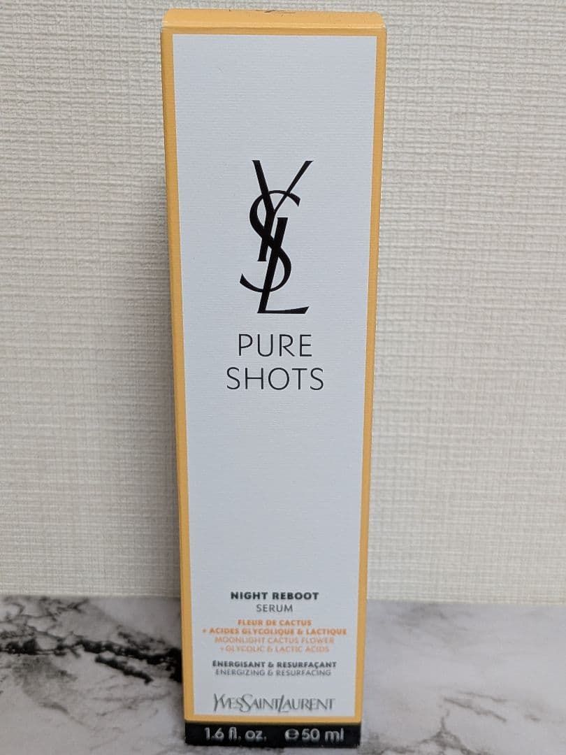 美容液 YSL PURE SHOTS NIGHT REBOOT SERUM 50ML