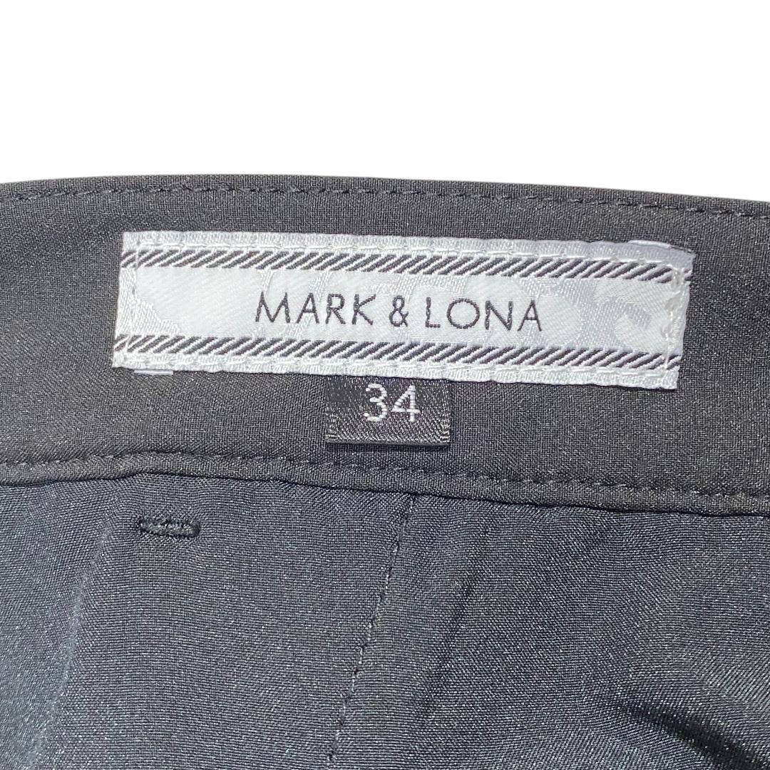 【韓国モデル】MARK＆LONA 裏起毛 パンツ ブラック 34 ゴルフ