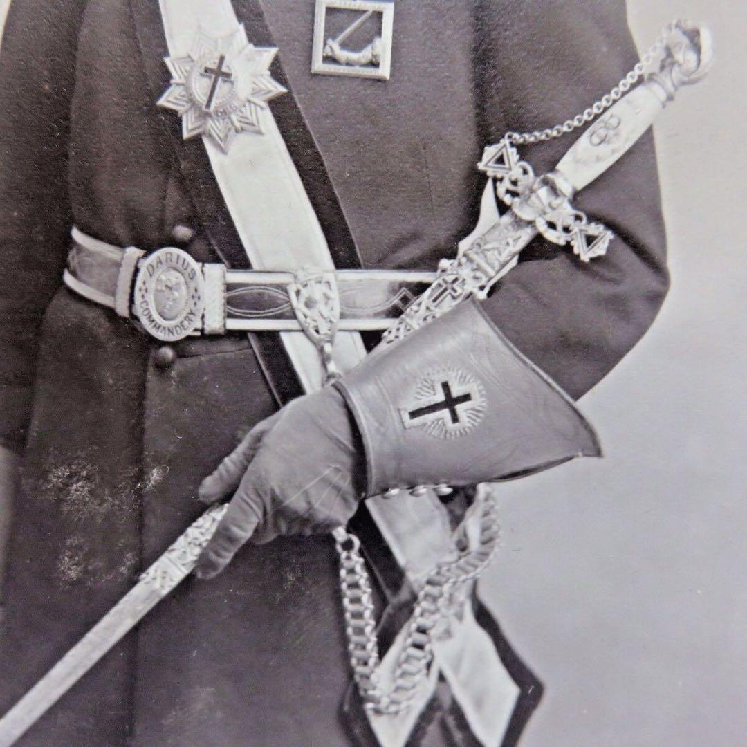 【フルセット】1880-1920s フリーメイソン ソードチェーン 当時物