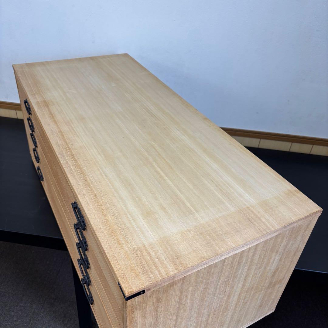 桐タンス 5段 和服収納 昭和レトロ 金具取手付き