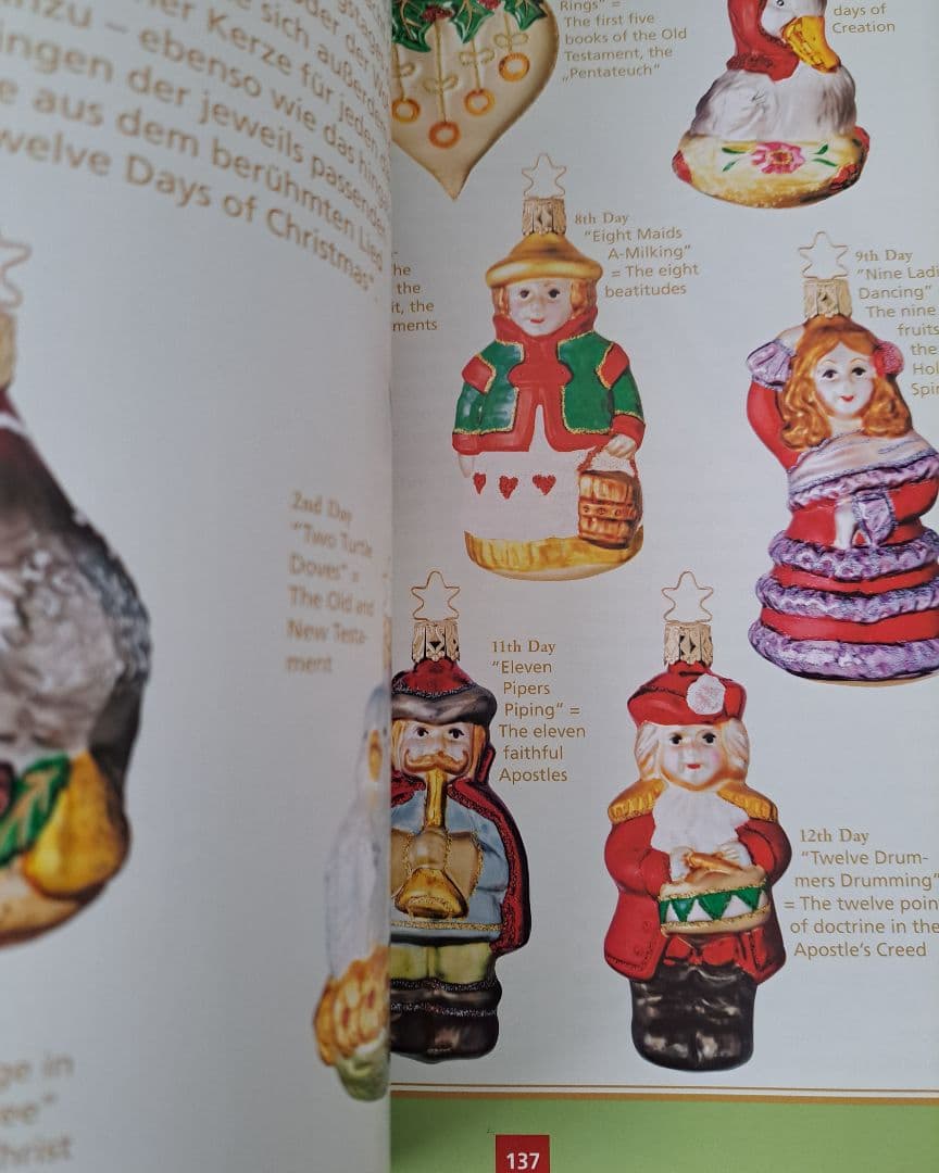 ドイツ　Inge-Glas　インゲグラス　クリスマスガラスオーナメント　本　洋書