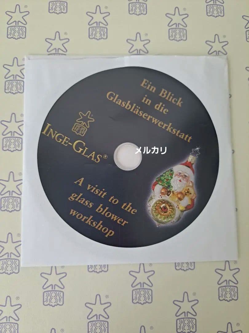 ドイツ　Inge-Glas　インゲグラス　クリスマスガラスオーナメント　本　洋書