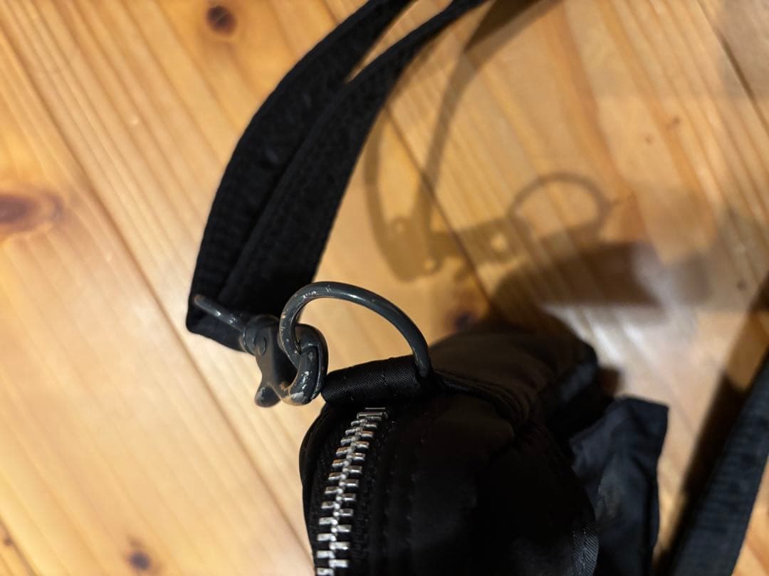 【美品】PORTER ブラックショルダーバッグ