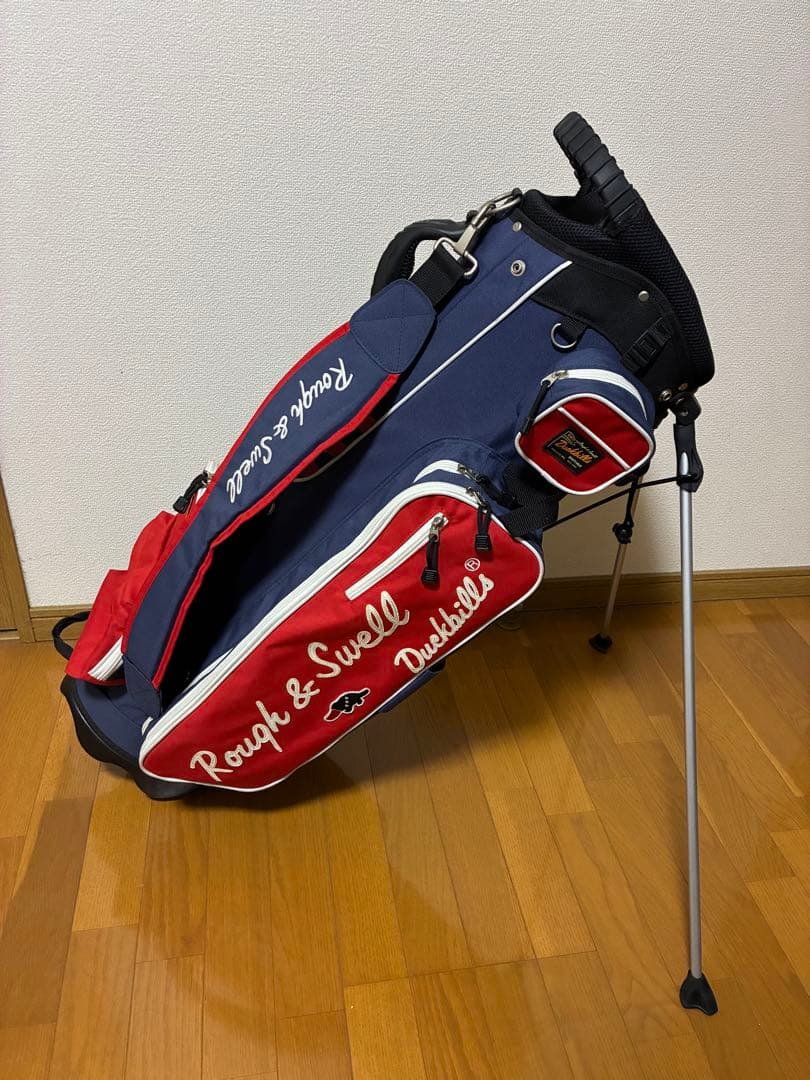 Rough & Swell キャディバッグ 青・赤