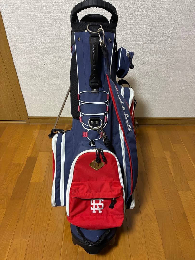 Rough & Swell キャディバッグ 青・赤