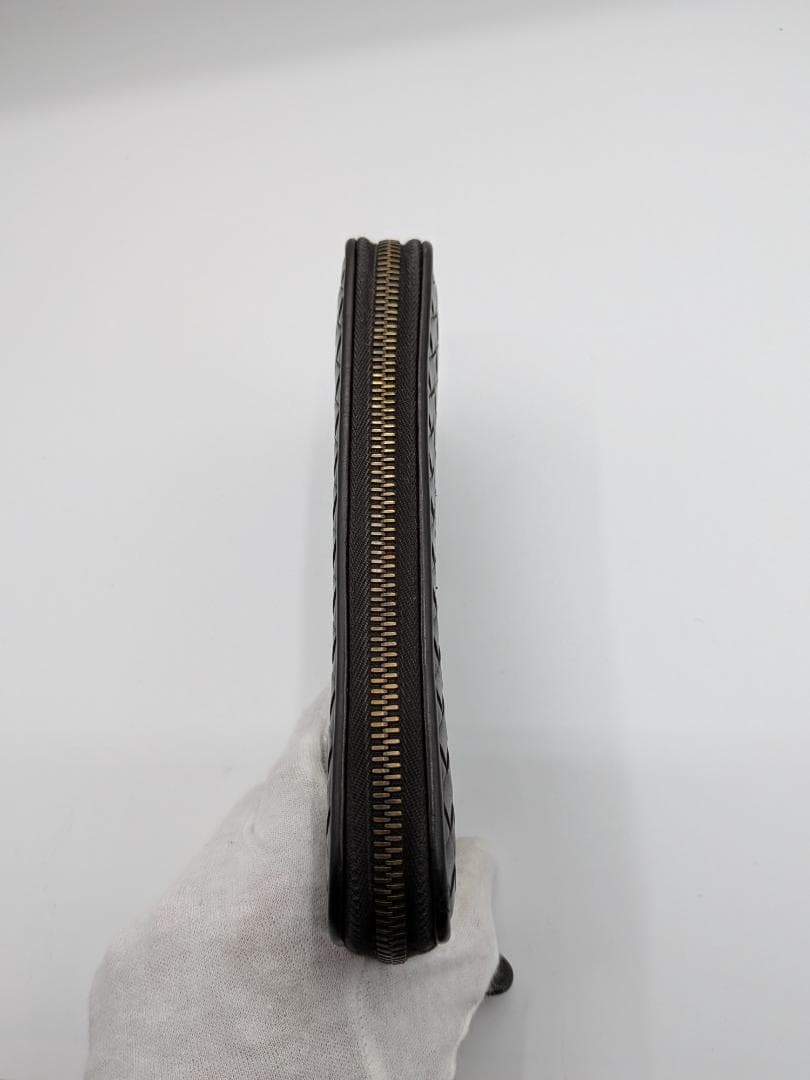 美品✨ ボッテガヴェネタ ラウンドファスナー長財布 イントレ ブラウン 0L2