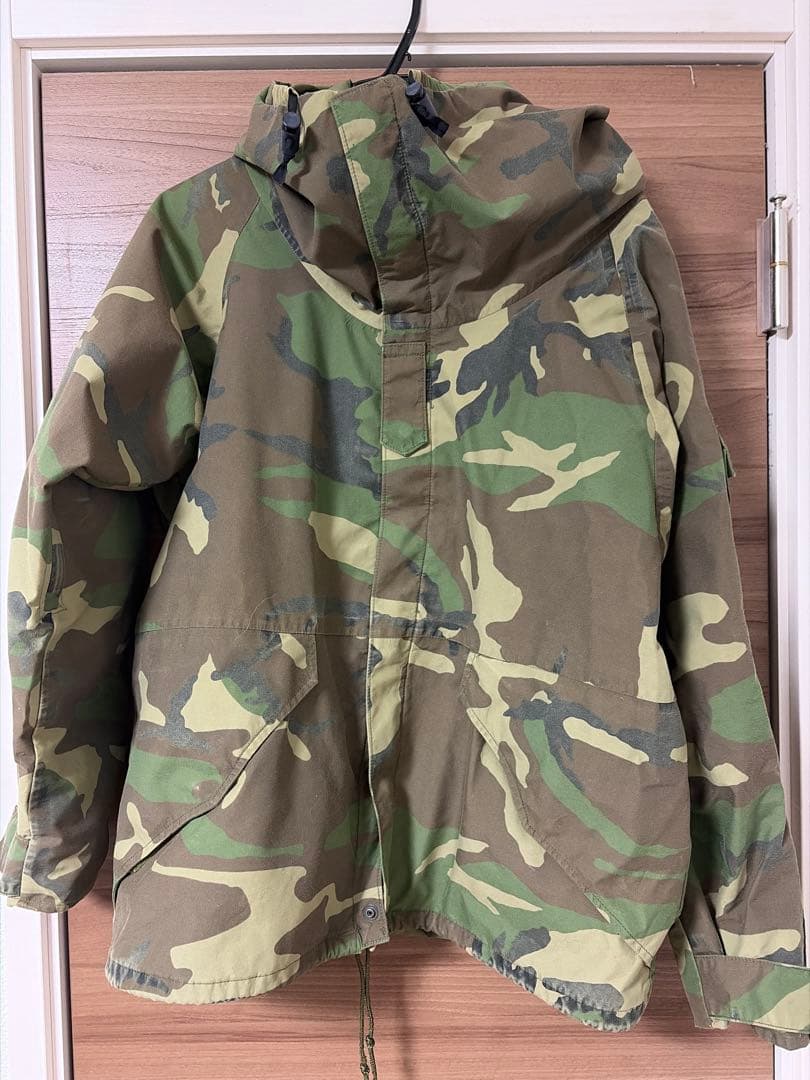 87年 ECWCS GEN1 ゴアテックスパーカー カモ M-S 初期型 米軍