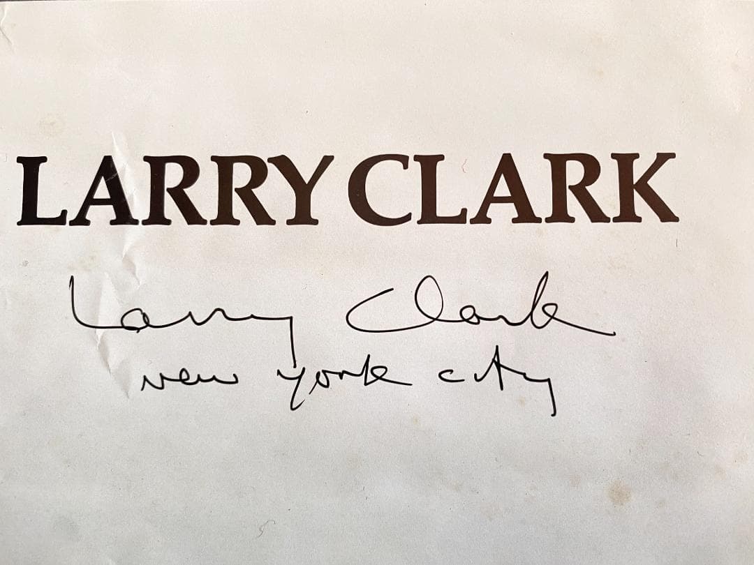 ラリー・クラーク「TULSA」ポスター　1979年　直筆サイン入