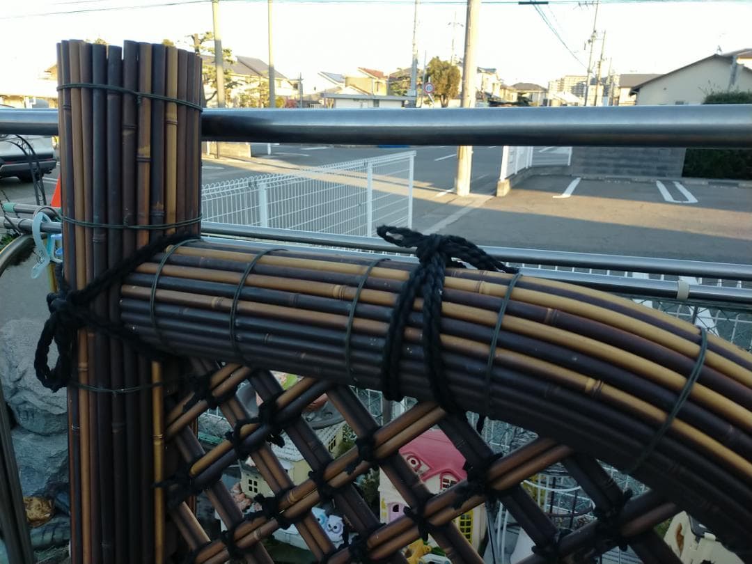 (引取り限定）竹巻玉袖☆竹垣☆袖垣☆庭園☆和庭園