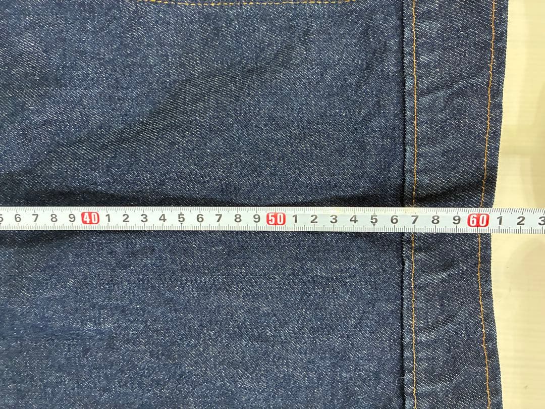 格安　プリズンブルース　デニムジャケット　M （L〜XL程度）　リジット