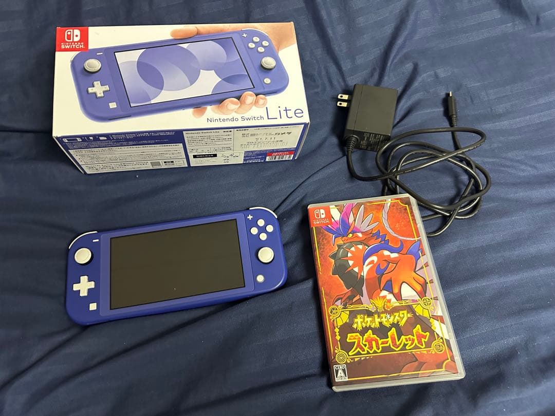 Nintendo Switch Lite 青 + ポケモン