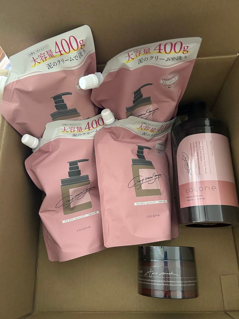 コローネ クリームシャンプー ボトル1本 400g×4個 トリートメント