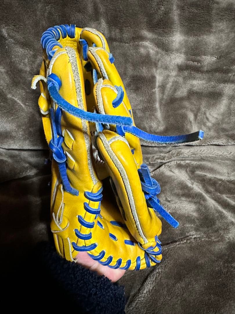 値下げ不可【中古】ミズノ　グローバルエリート　オーダー　一般外野手用　刺繍あり