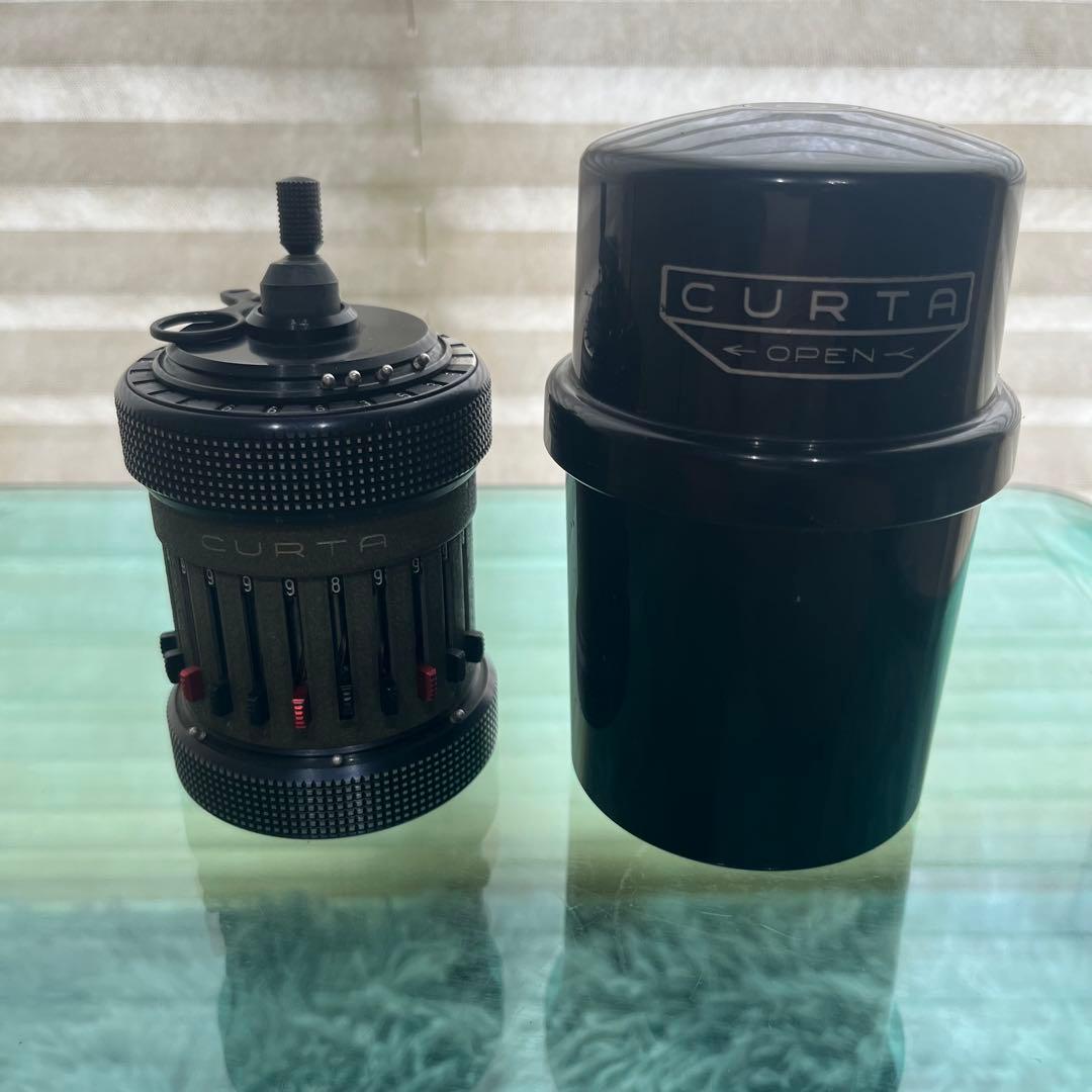 【希少品】Curta Type II メカニカル計算機 ケース付き